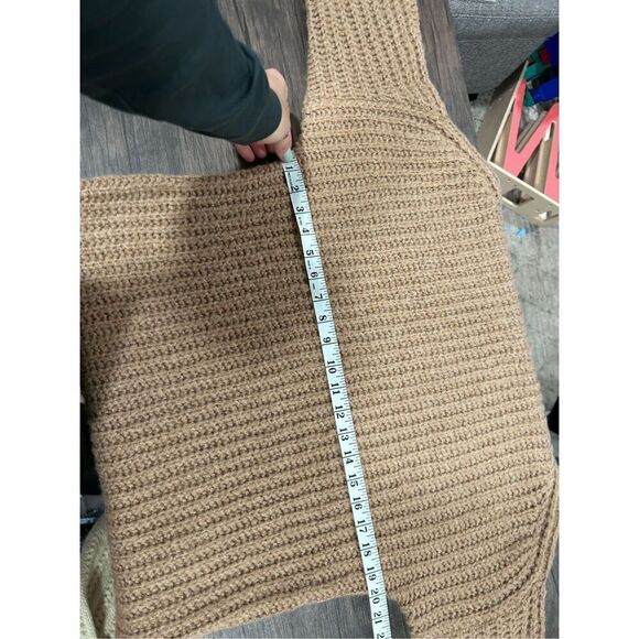 Abercrombie & Fitch Long Sleeve Turtle Neck Pullover Sweater Brown Size Medium - Picture 15 of 15